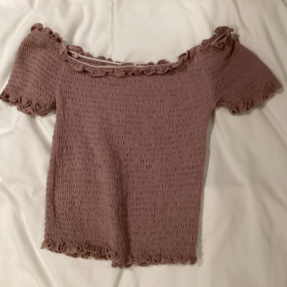 Pack of 2 Heart & Hips Scrunch Off the Shoulder Tops - Picture 6 of 8